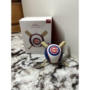 Hallmark 2019 MLB Chicago Cubs Take Me out to The Ball Game Musical Ornament